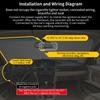 Dash Cam Hardwire Kit 12V24V To 5V 2.5A Left Angle Mini USB Step?Down Line for Parking Monitoring