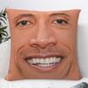 The Rock Dwayne Johnson Pillow Case Novelty Pillow Cover Square Pattern Cushion Cover Pillowcases For Wedding Party Home Decor