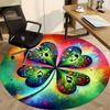 1pc Music Notes Office Round Area Rug, Indoor Mat Suitable ForOffice, Under Office Chairs Bedroom Living Room Home Decor T221