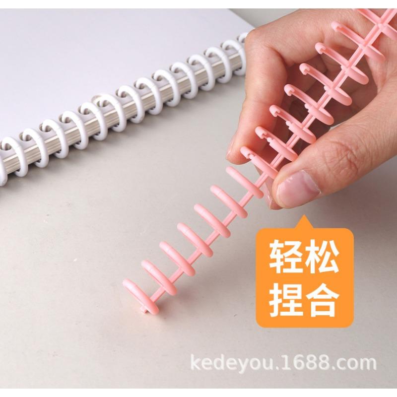 Cuttable Plastic 30 Hole Loose Leaf Binding Ring For A4 Book Binding