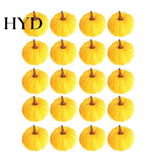 Plush Pumpkin Decor for Fall 20 PCS Velvet Decorative Ornaments, Multi-Color Artificial Harvest Thanksgiving Table Decorations Mantel Shelf, Farmhouse