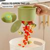 Kitchen Sink Strainer Basket One-click Opening Hanging Filter Faucet Drain Food Catcher Waste Collector Tool for Home Restaurant