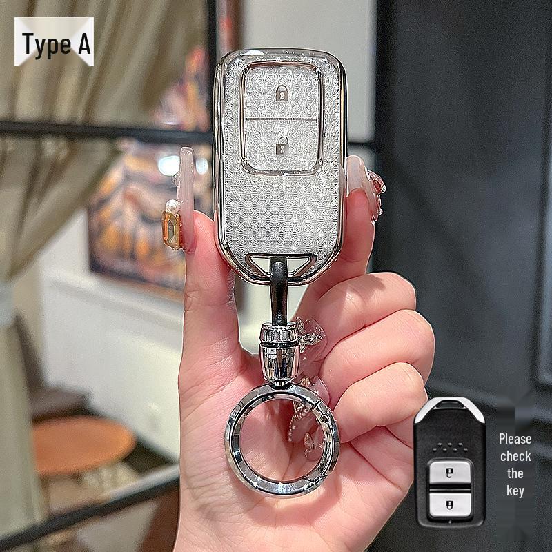 Compatible Key Cases for CRV, Civic, Accord, XRV, Vezel, Crown Road, Breeze, and Stylish Lingpai.