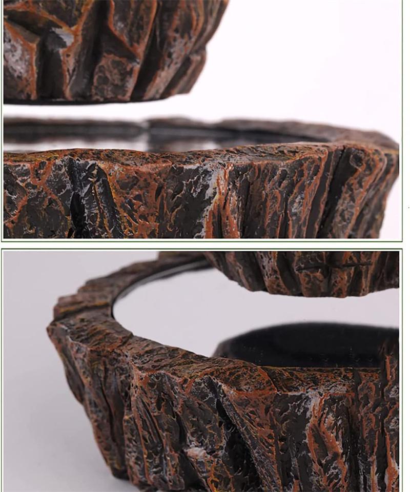 Levitating Plant Pot Magnetic Floating Plant Pot 360 Degree Rotating Bonsai Home Desk Decor for Living Room Office Bar Birthday