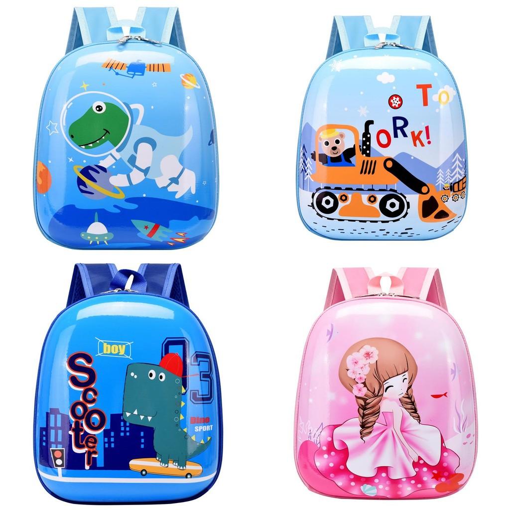 Childrens Cartoon Animal Pvc Backpack With Waterproof And Wearresistant Features For School Use