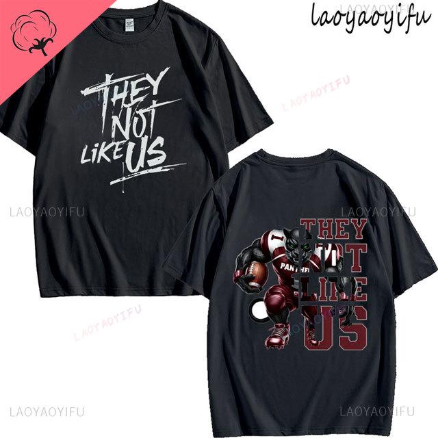 They Not Like Us Theme Print Tshirt Mens Womens Fashion 100Cotton Short Sleeve ONeck Breathable Tee Summer Casual Tops