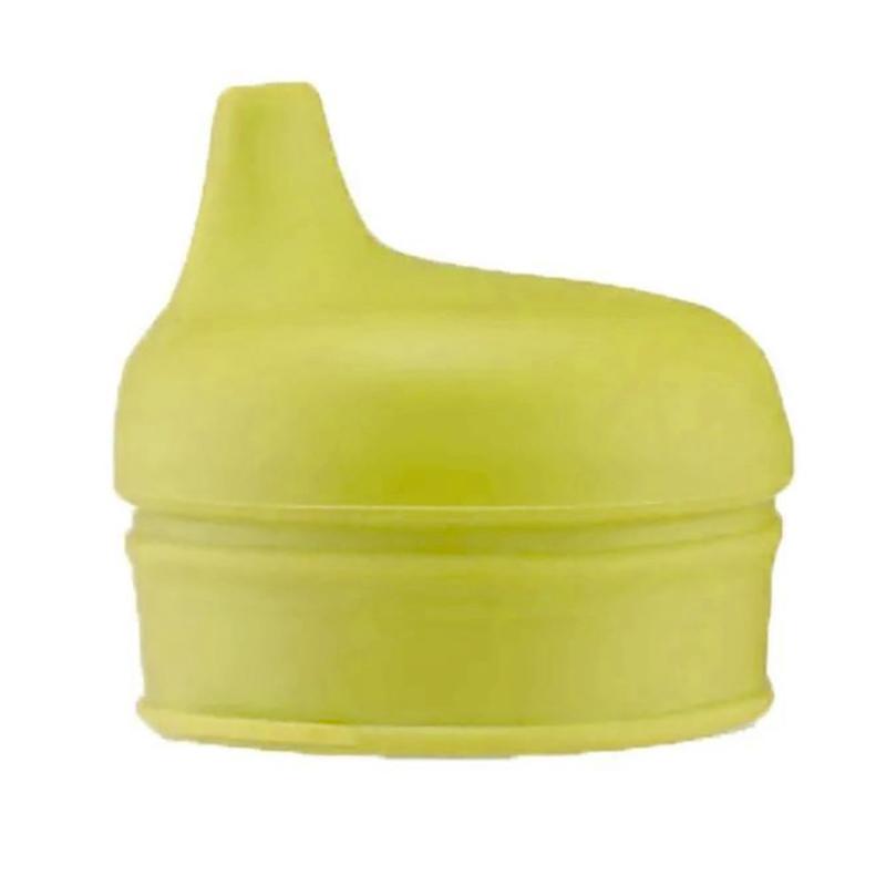 

Детские силиконовые крышки для поильников, красочные, эластичные, непротекаемые, крышка для чашки-непроливайки с отверстием для соломинки, крышка для бутылочки жёлтый