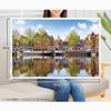 APPLEONE 1000-877 Canal and Traditional City of Amsterdam (Netherlands) 1000-Piece Jigsaw Puzzle (75 x 50 cm) Made in Japan