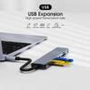 Dj1013 7 In 1 Usb  C Hub To 4k Hdmi-compatible Type C Adapter Dock With Pd Tf Sd, Compatible For