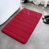 Ground Coral Fleece Mats Bathroom Rug Non Slip Dirt Resistant Floor Mat Toilet