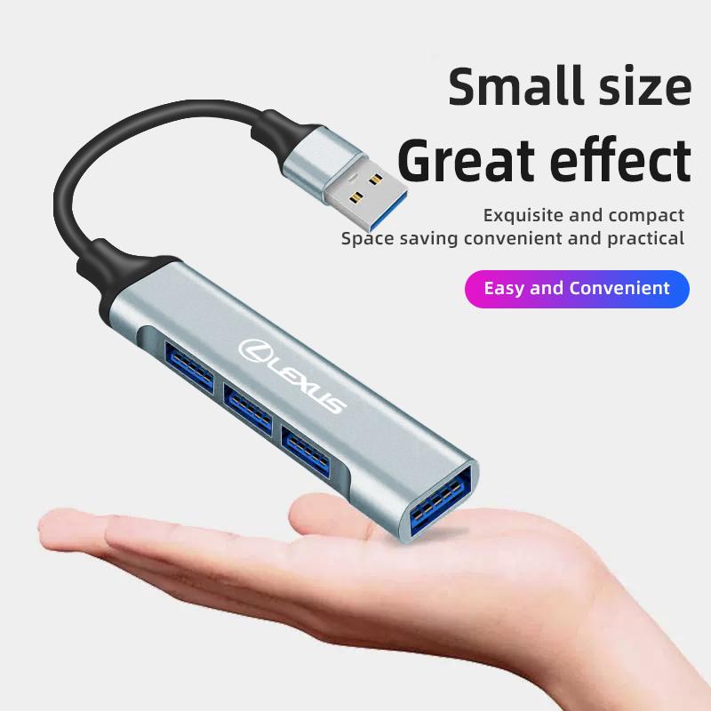 lexus Car Interface USB Type C Port Extender Car Accessories For Lexus F SPORT ES RX NX LS UX LM LX GX LC RZ IS CT GS RC HS LBXAG3 