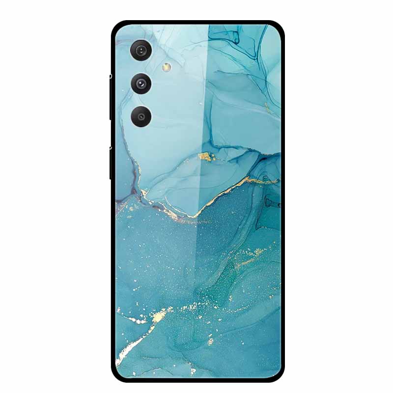 For Samsung Galaxy M54 M34 M14 Case Luxury Tempered Glass Back Cover Hard Case Samsung Galaxy M 54 Capa Fundas Coque Colorful
