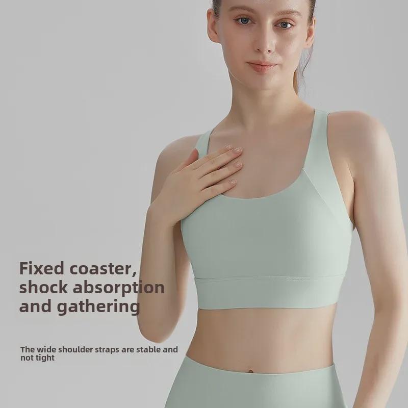 LAHN Damski Sportowy Biustonosz o Wysokim Wsparciu: Wstrząsoodporny, Usztywniany biustonosz do biegania, fitnessu i jogi