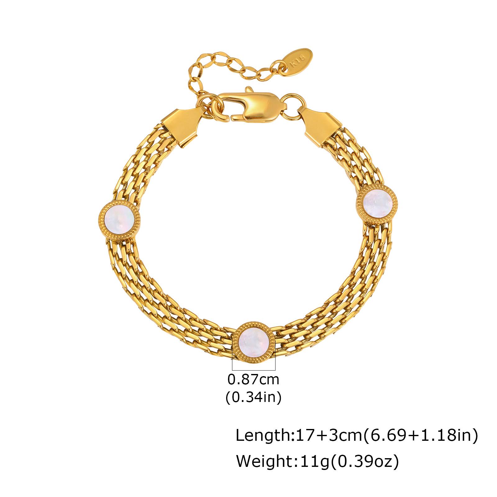 

Stainless Steel Mesh Chain Watch Strap Bracelet for Women, Zircon Cherry Charm Wristband Bangle, Waterproof Party Jewelry