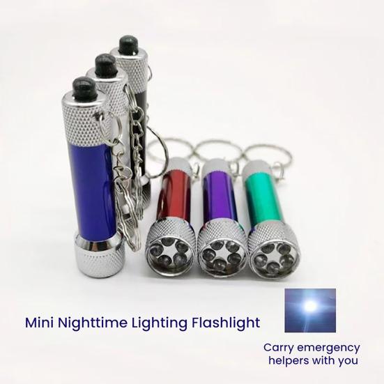 LED Keychain Flashlight Portable Mini Light with Keyring Lightweight Travel Flashlight for Outdoor & Emergency Use