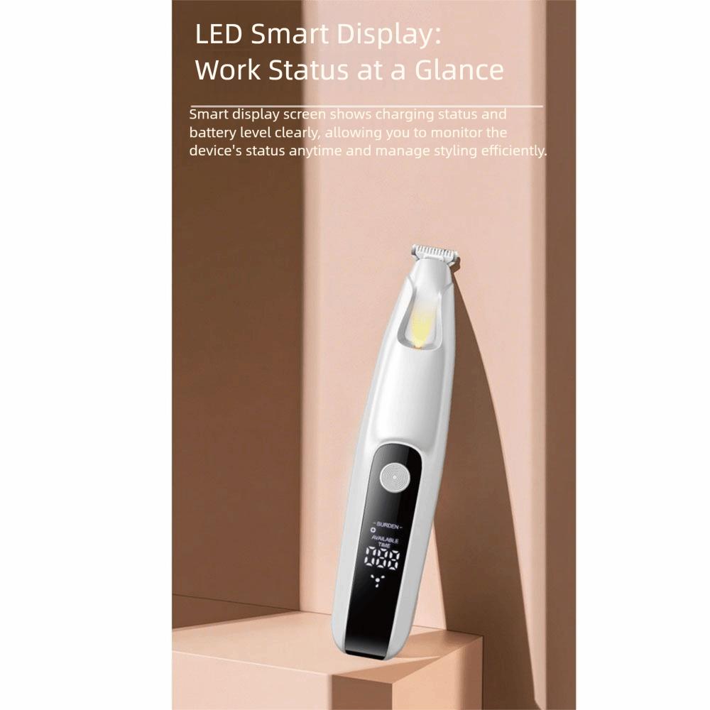 LCD Display Dog Paw Trimmer LED Electric Dog Hair Remover Professional Pet Paw Hair Clippers  Home