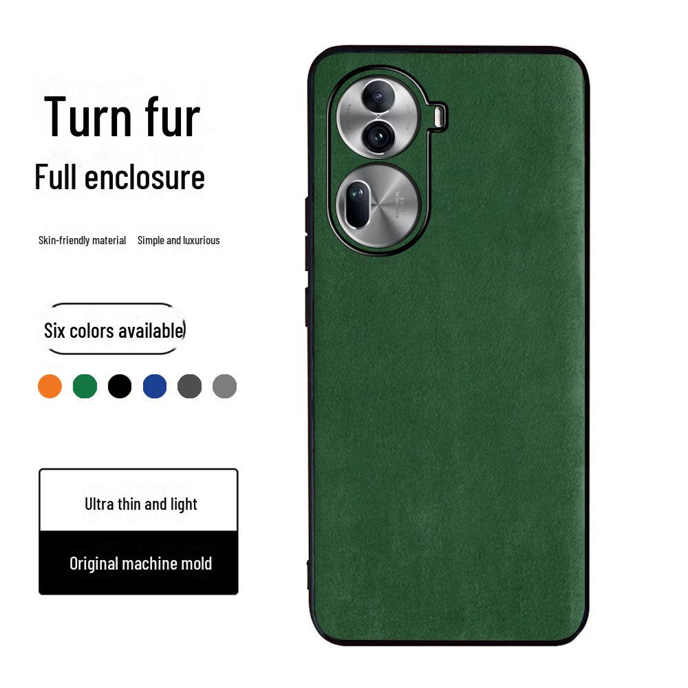 OPPO Reno6 Reno6Pro+ Suede Full Cover Ultra-Thin Protective Case.