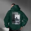 Unisex Oversized Hoodie With Bold Back Print Streetwear Style Men Women Casual Winter Wear