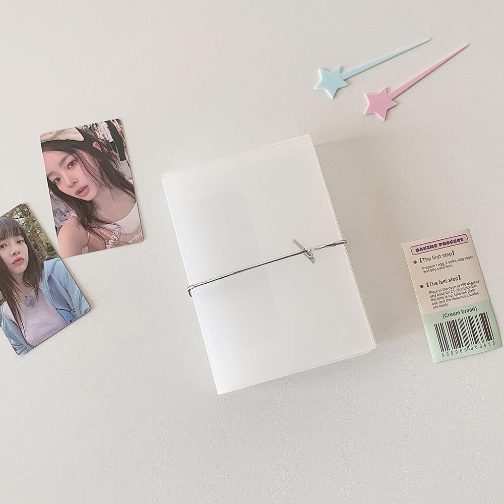 PP Card Cover ID Photo Photocard Frame Card Protective Case Business Card Storage Box