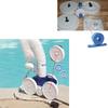 Gekufa Pool Cleaner Replacement kit Compatible with Polaris 180, 280 Including 3 Pcs C6 Large Wheels,8 Pcs C60 Wheel Ball Bearings,2 Pcs C80 Turbine