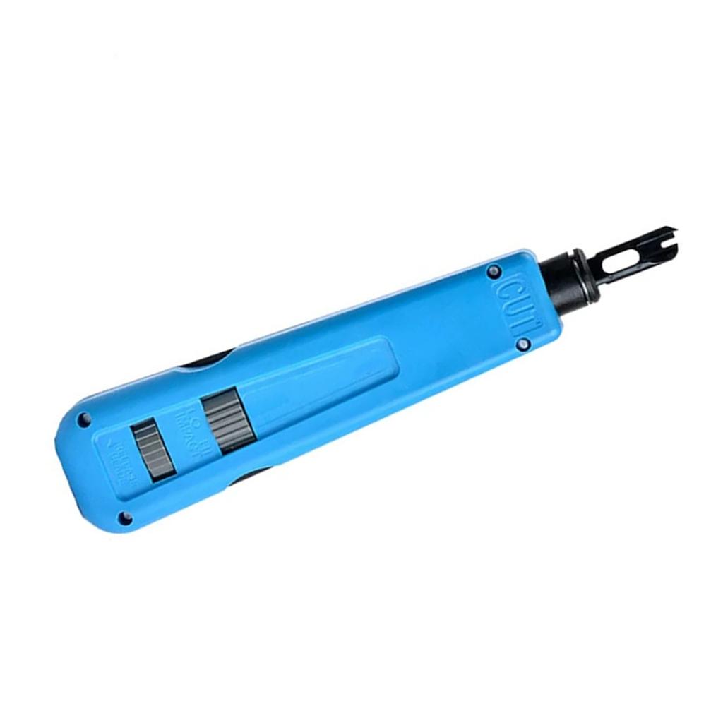 Punch Down Tool Multifunctional Network Terminal Insertion Tool High Speed Steel Impact Cable Punch