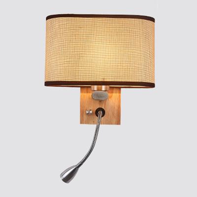 Wall Light LED Modern Wood Indoor Corridor Wall Mounted Sconce Without Bulb Chinese Style