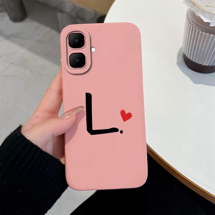 For Infinix Smart 10 9 8 7 GT 30 Pro Fashionable Lucky 26 Letters Phone Case Soft Matte Silicone High Quality Anti Drop Shell For Infinix Bumper Cover