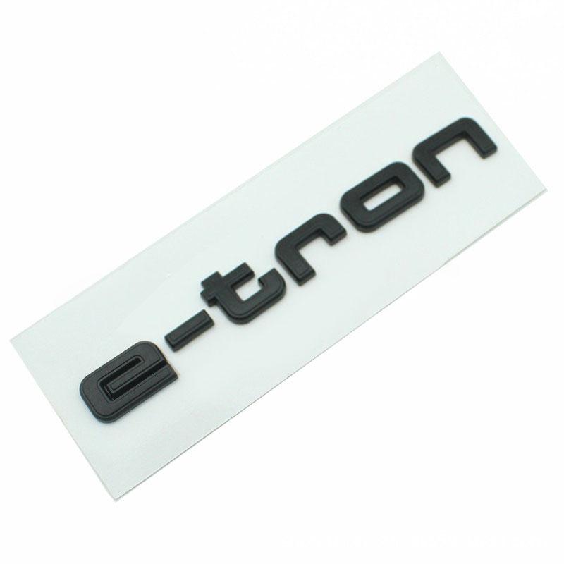 e-tron tail badge car stickers for S new pure electric rear trunk modification label displacement sign logo car accessories