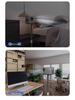 Dual-Use Projector and Phone Stand with Telescopic Adjustment, Punch-Free Tray for Home or Office.