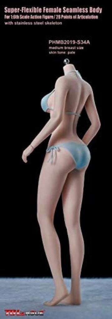 Scale Action Figure TBLeague PHMB2019 Beautiful Girl Super Flexible Seamless Body with Bikini [TOYBARJAPAN] 1/6 (PHMB2019-S34A)