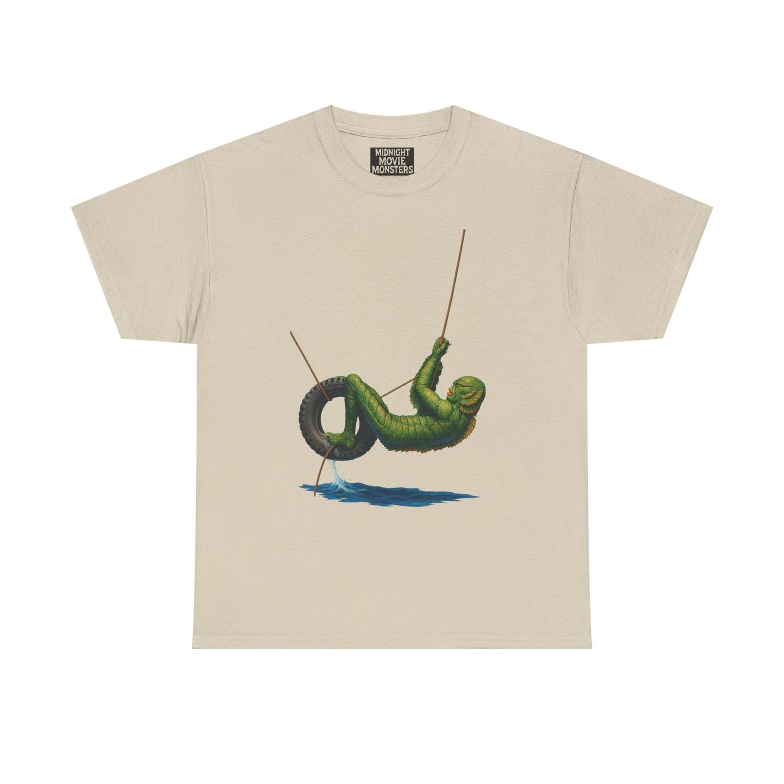 The Creature From The Black Lagoon Hangs On T-Shirt Unisex Tee Graphic Monster L