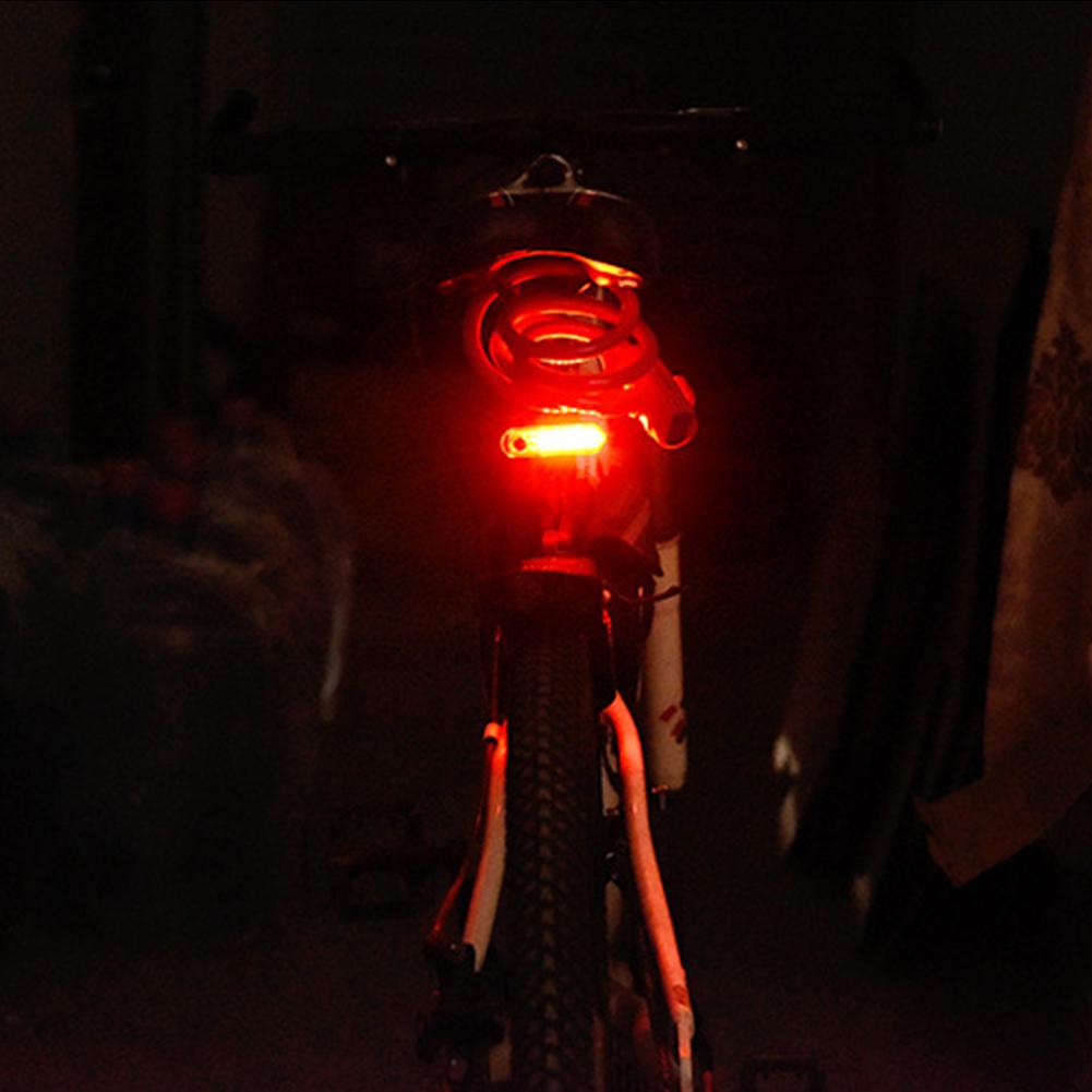 Bike Rear Tail Light USB Rechargeable Red LED Bright Taillights Cycling Safety for Night Riding Lighting Back Bicycle Taillights