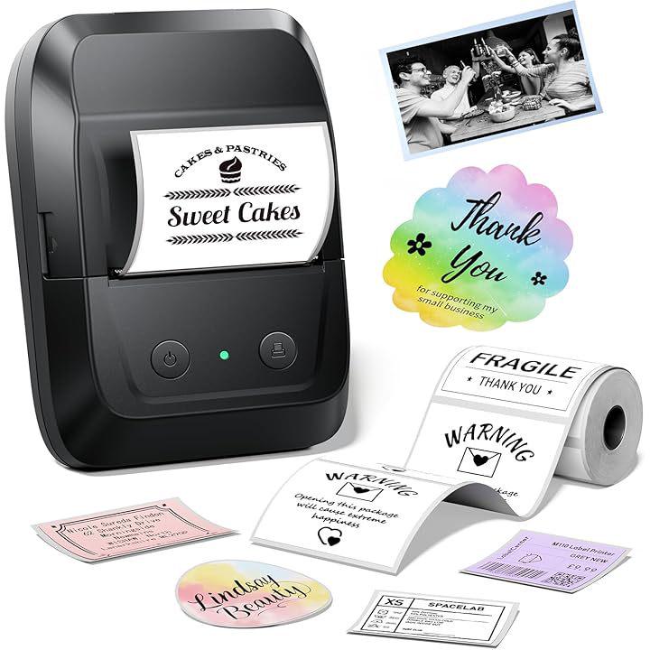A42 Label Printer: Multifunctional Thermal Printer for Price Tags, Expiration Dates, Barcodes.