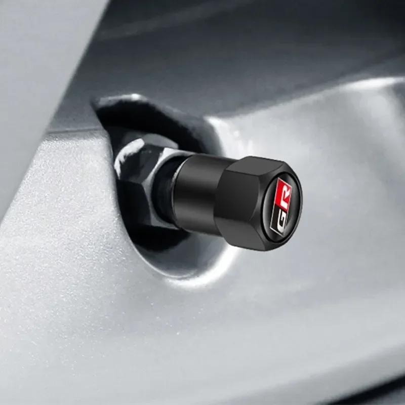 4 ks GR Hliníková slitina Krytky ventilků kol pro automobily Motocykly Nákladní vozy Kola Vzduchotěsné