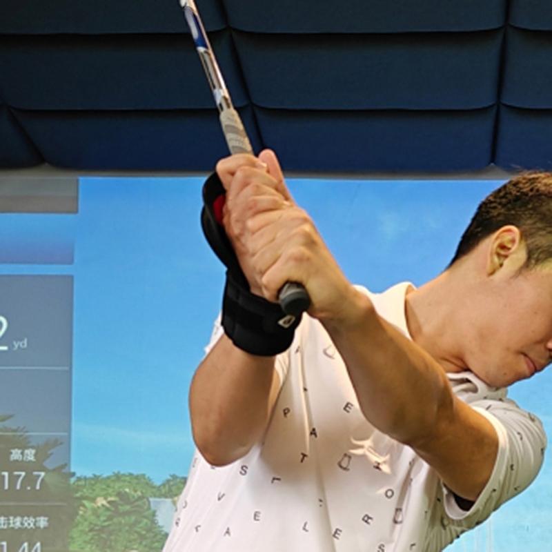 Golfs Handledsstöd Band Tränare Golfs Svingtränare Golfs Svingställningar Korrigerare Träningshjälpmedel för Golfare Nybörjare