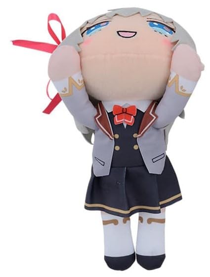 Alyah, the Girl Next Door Who Sometimes Whispers In Russian, Lying Down, Medium Size Plush Toy "Alyah" Rosidele, Approximately 25cm (smiling)