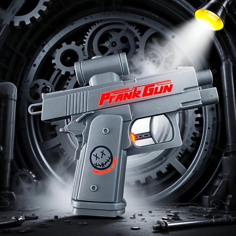 Double Sided Spy Prop Water Gun, Spray Water On Both Ends, Manual Continuous Firing, Creative Water Game, Water Combat, Prank and Prank Prop