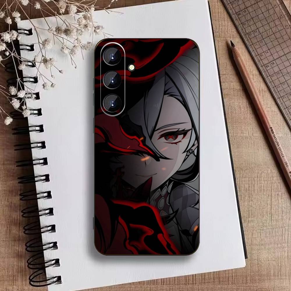

U-Genshin A-Kaedehara Kazuha Phone Case For Samsung Galaxy A73,A21s,A22,A31,A52,A53,A71,A41Soft Black Shell Samsung a71 5g
