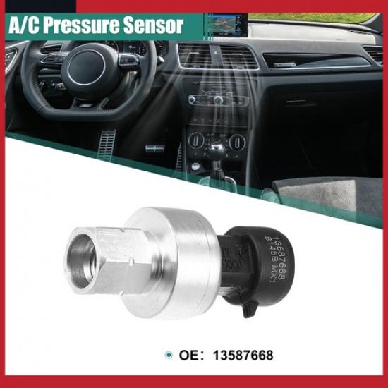 Pack of 1 For GMC Sierra for Pontiac for Buick A/C Pressure Sensor Switch Black