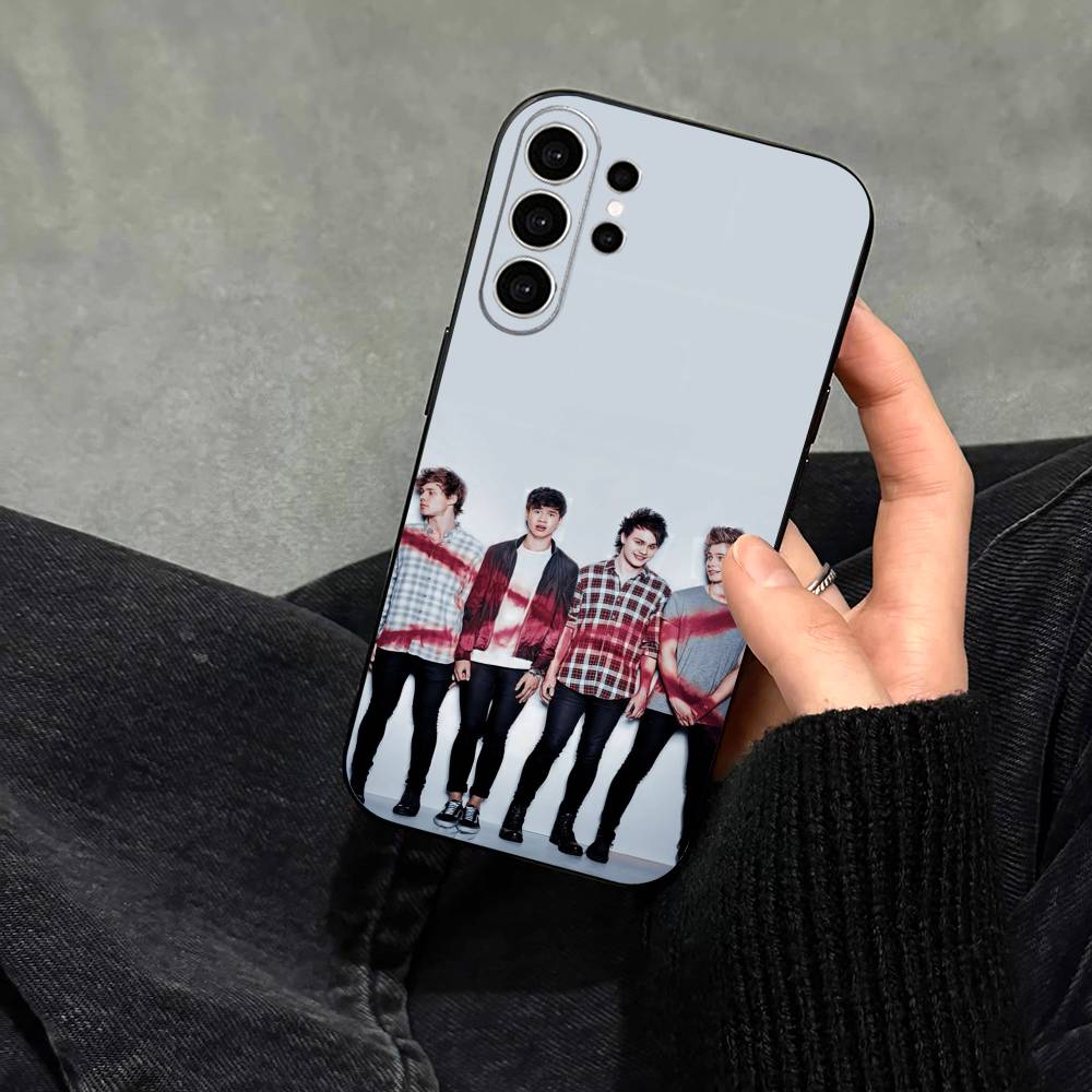 5 Seconds of Summer-5SOS Phone Case For Samsung S25,S24,S21,S22,S23,S30,Ultra,S20,Plus,Fe,Note,10,9,5G Black Cover