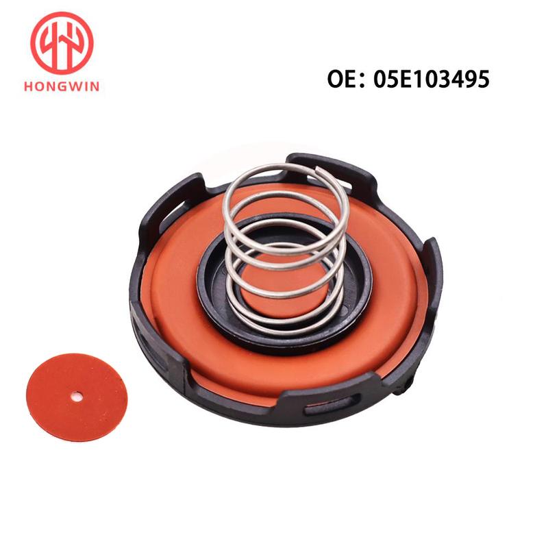 For VW Golf Seat Leon 2017- 1.5 TSI eTSI Engine Oil Seperator Breather Cover Repair Kit With Membrane 05E103495 / 05E103495J