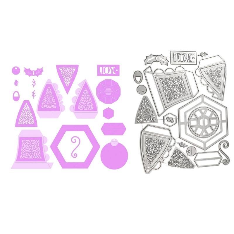Christmas Bells Cutting Dies Embossings Stencils Christmas Pendant Metal Die Cuts for Scrapbooking Card Decoration