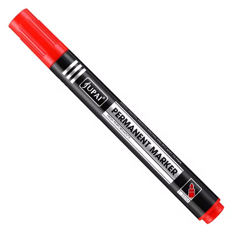 3 Pcs Permanent Paint Marker Pen Waterproof Black Pen For Tyre Oily Markers Quick Drying Signature Pen Stationery Supplie