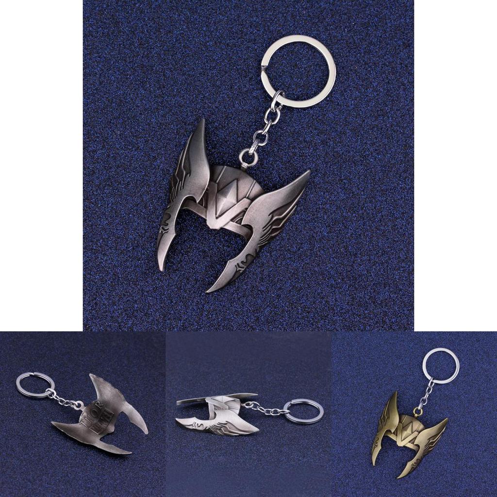 Premium Avengers Thor Mask Alloy Key Chains Keyfob Keyring Gifts Collectible For Fans