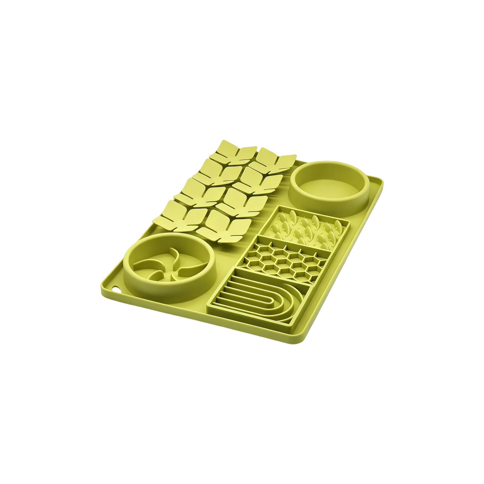 

New Multifunctional Pet Licking Pad, Food Grade Silicone Pet Bowl, Choking And Silicone Partition Plate One Size