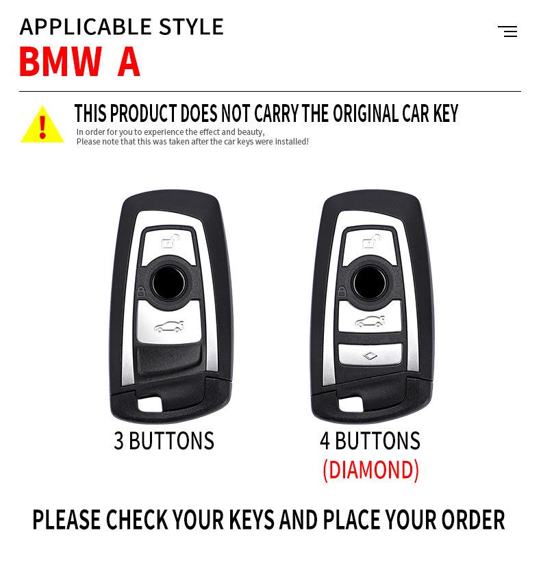 High-End Protective Cover for BMW 3 Series 320li/325li & 5 Series 520/525li/1 Series Car Keys