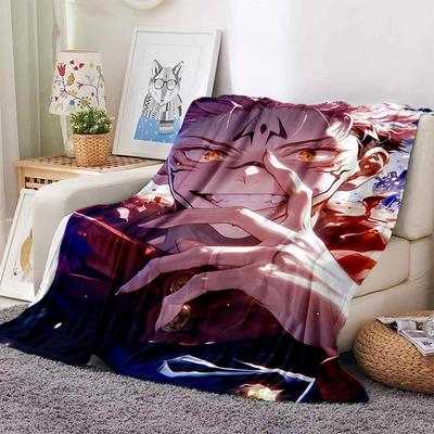 3D Cartoon Jujutsu Kaisen Anime Itadori Yuj Blanket,Soft Throw Blanket for Home Bedroom Bed Sofa Travel Picnic Office Cover Kids