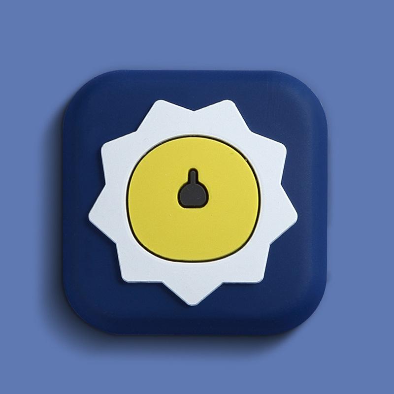 Cute Cartoon Lock Protective Pad Door Crash Pad Wall Protector Door Stopper Doorknob Silicone Pad Muffler Shockproof Crash Fende