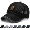 Baseballcaps i netting for menn Pustende sommercapser pappalue utendørs fiskehatter Bone Gorras Snapback Trucker-caps