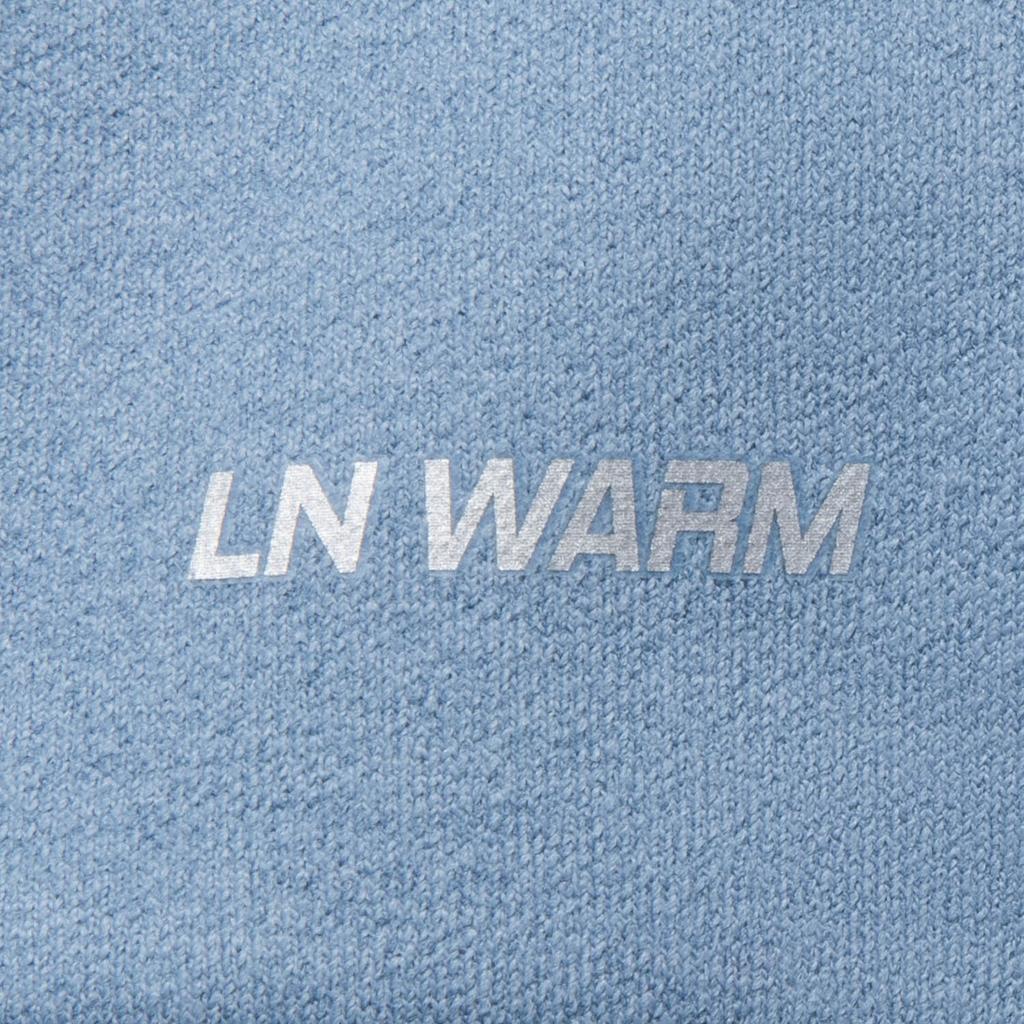Li Ning Fleece Lined Round Neck Sports Casual Sweatshirt With Letter Stitching Men Tops AWDV973-7